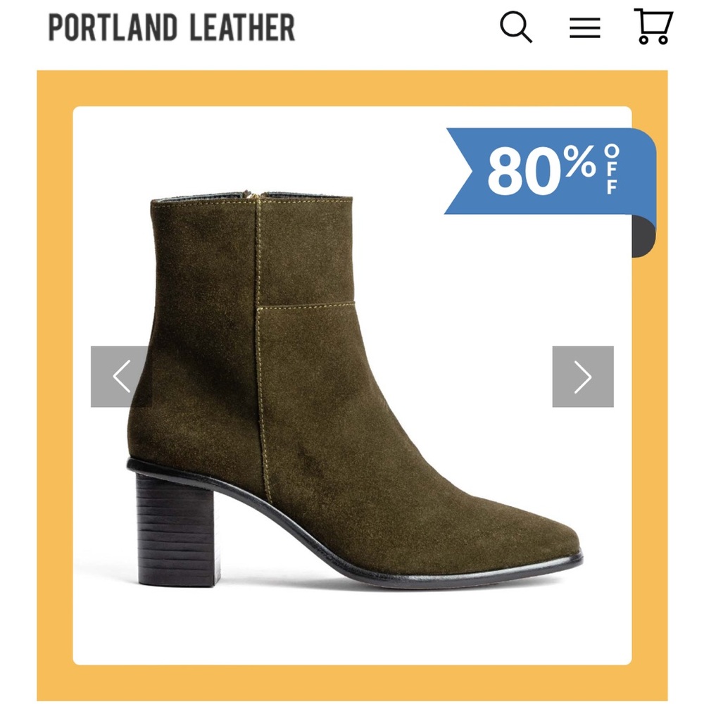 New Portland Leather Boots - Sz 5.5